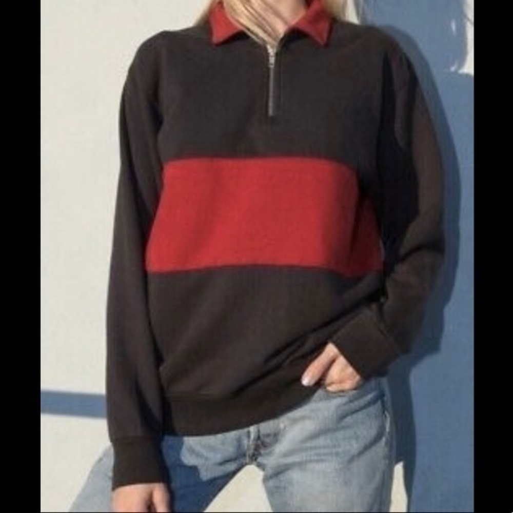 Brandy Melville Isabella Color Block Half-…